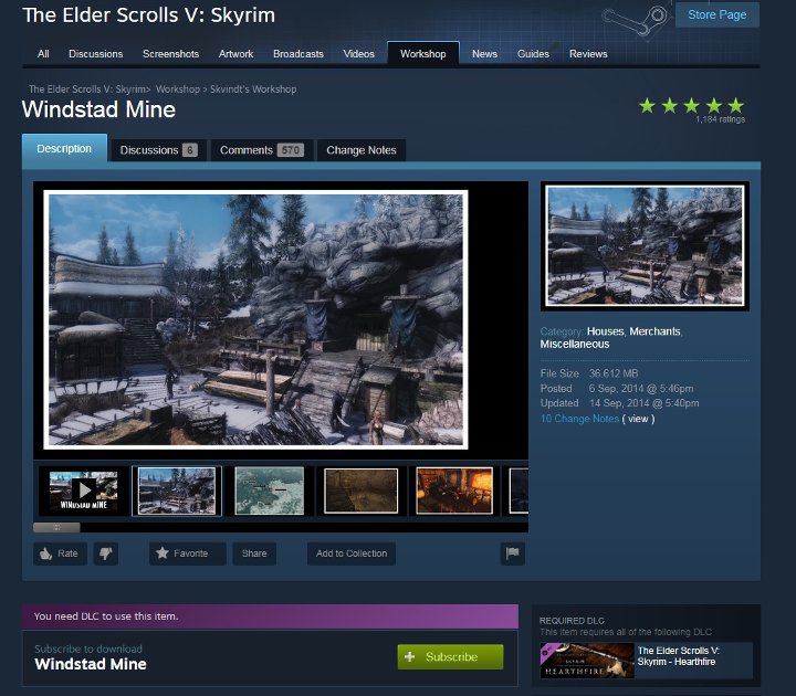 how to download mods from steam workshop for skyrim